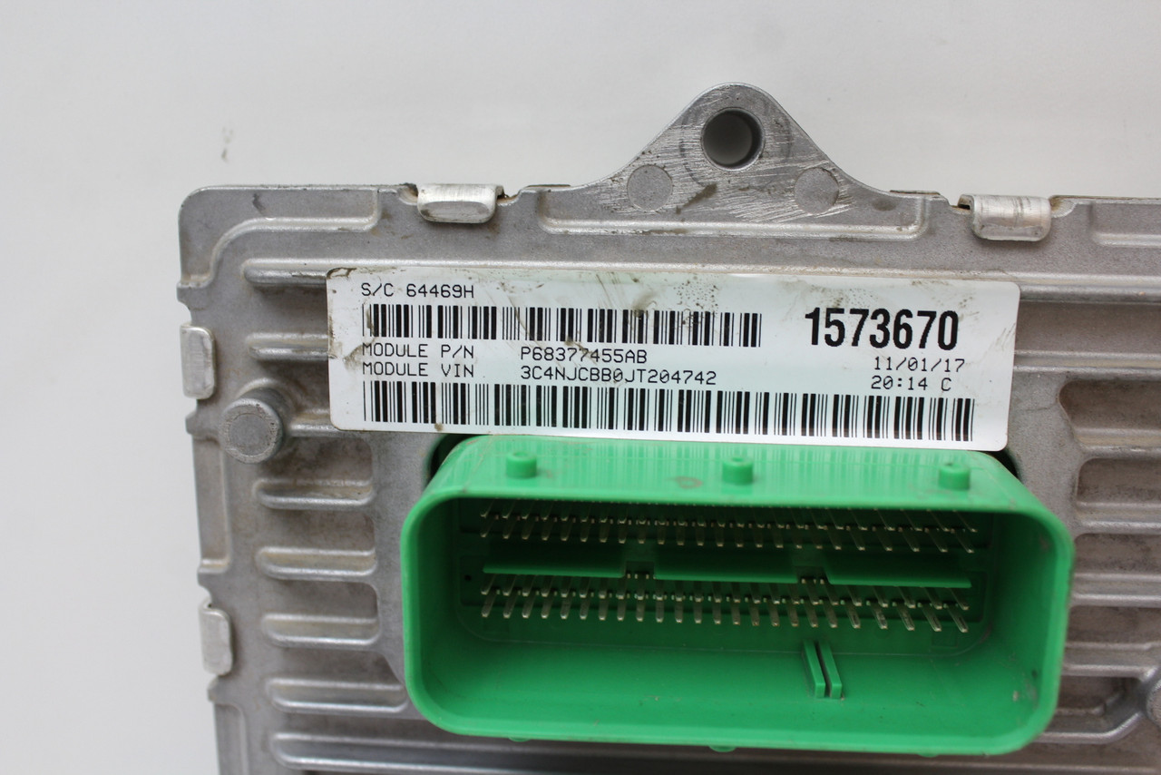 17-20 Compass P68377455AB Computer Brain Engine Control ECU ECM EBX Module