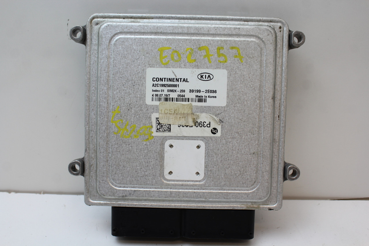19-20 Forte 39199-2E036 Computer Brain Engine Control ECU ECM EBX Module