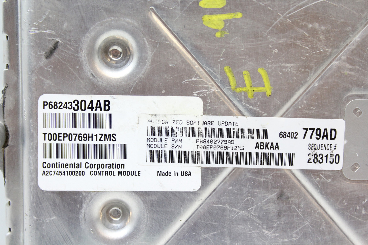 16-20 Dodge1500 68243304AB Computer Brain Engine Control ECU ECM EBX Module