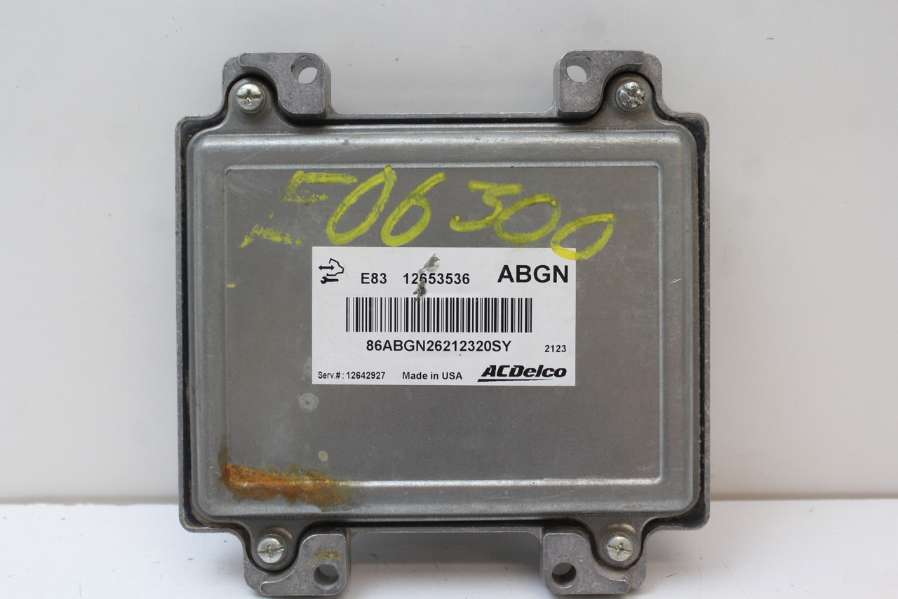 11 12 Chevrolet Cruze 12642927 Computer Brain Engine Control ECU ECM EBX Module