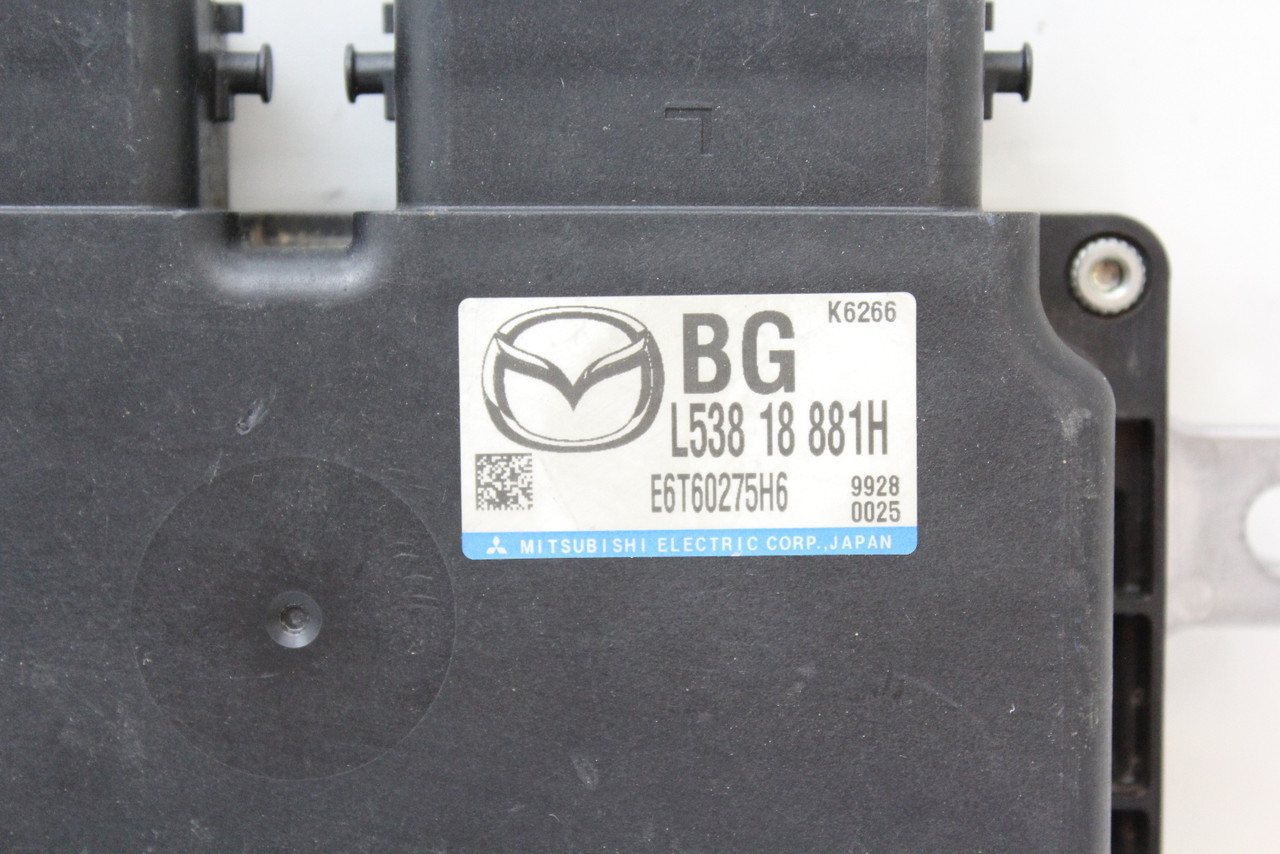 2010 10 Mazda 3 2.5L L538 18 881H Computer Brain Engine Control ECU ECM Module