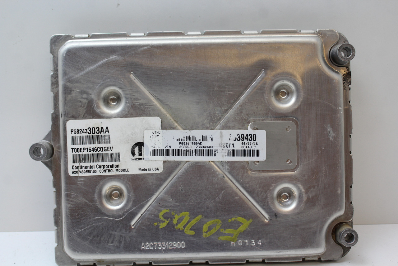16-20 Dodge 1500 5.7L 68243303AA Computer Brain Engine Control ECU ECM Module