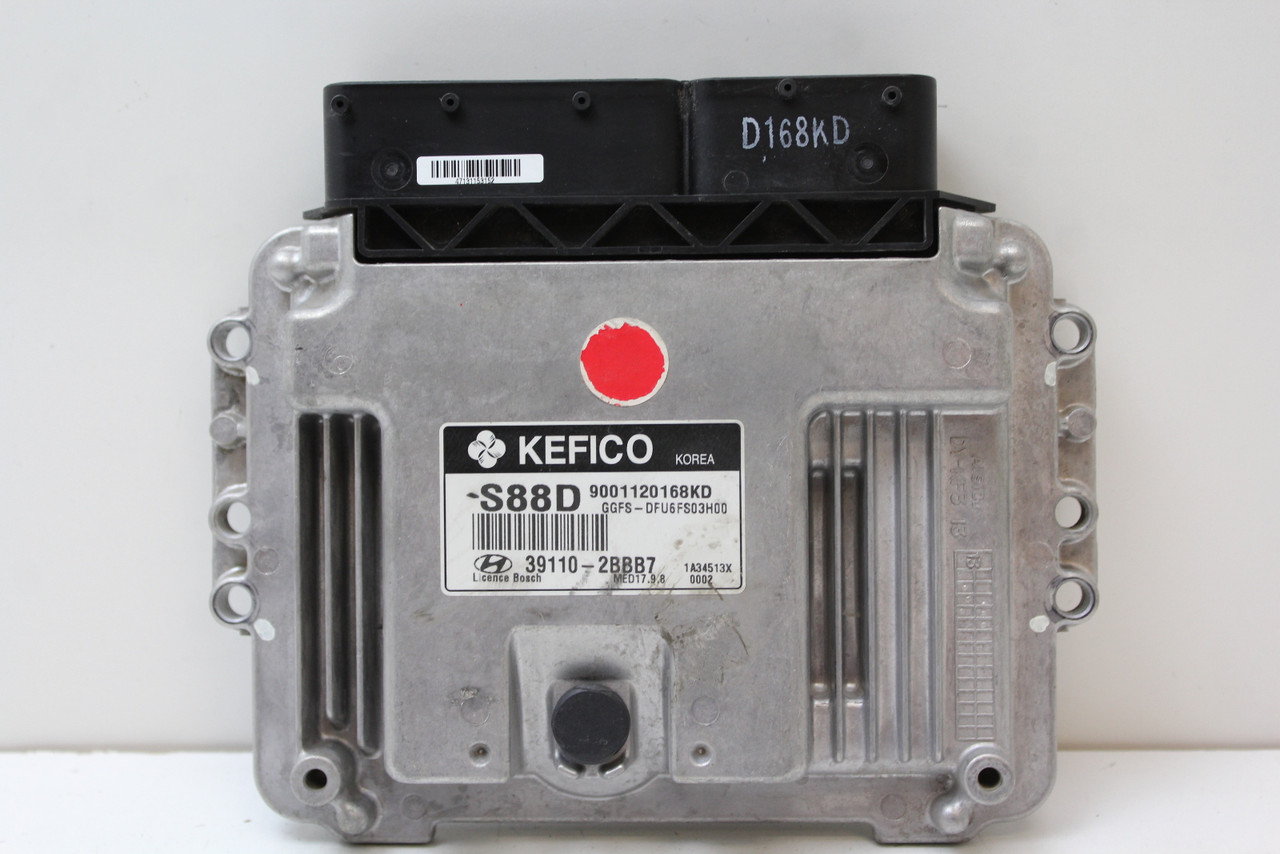 2013 13 Hyundai Veloster 39110-2BBB7 Computer Engine Control ECU ECM Module