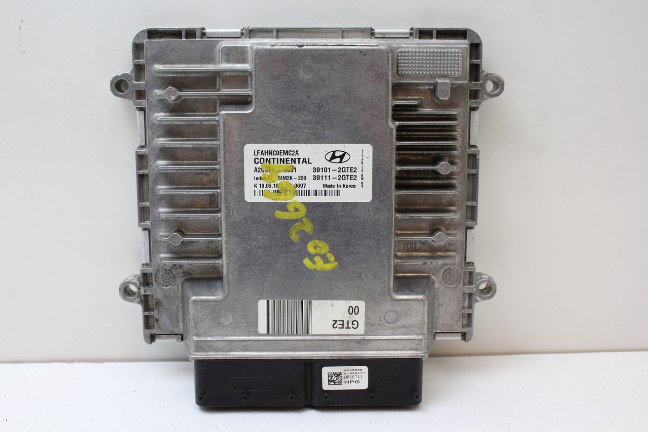 15-17 Hyundai Sonata 39111-2GTE2 Computer Brain Engine Control ECU ECM Module