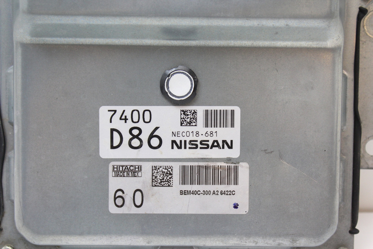 16 17 Nissan Sentra BEM40C-300 A2 Computer Engine Control ECU ECM EBX Module