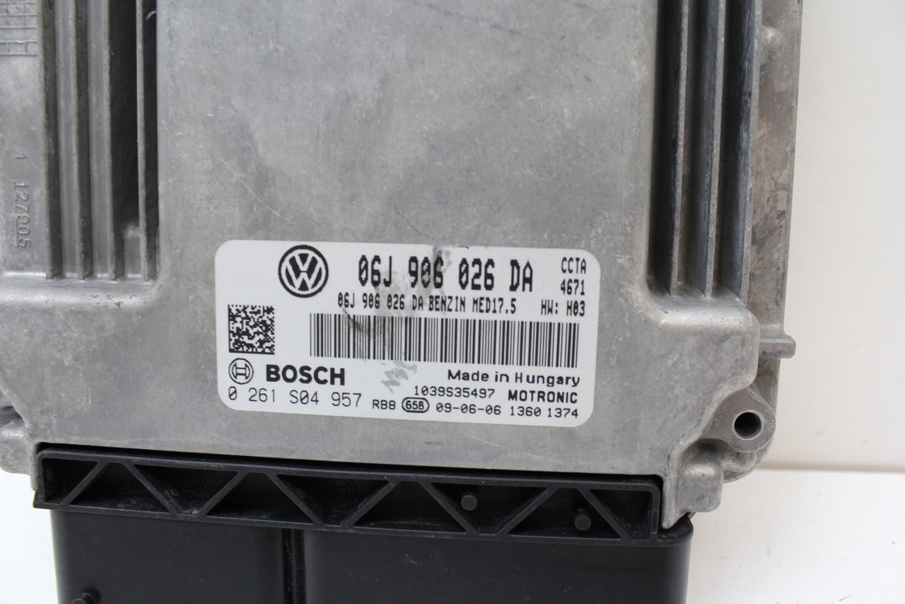10 2010 CC 06J 906 026 DA Computer Brain Engine Control ECU ECM EBX Module