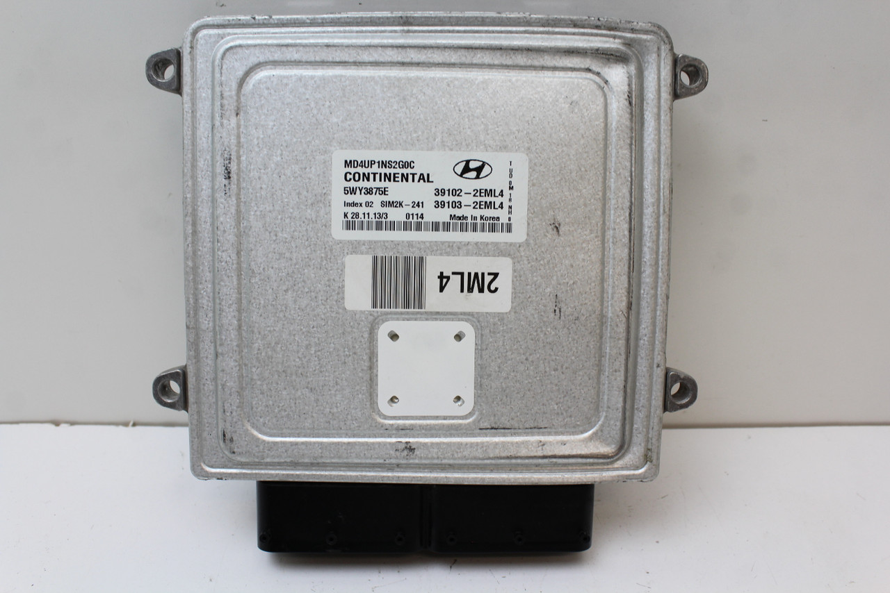 14 15 16 Elantra 39103-2EML4 Computer Brain Engine Control ECU ECM EBX Module