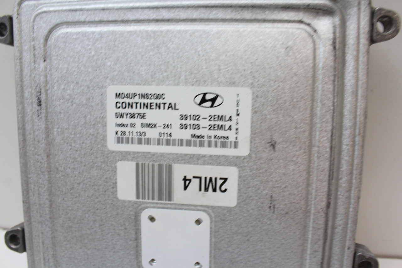14 15 16 Elantra 39103-2EML4 Computer Brain Engine Control ECU ECM EBX Module
