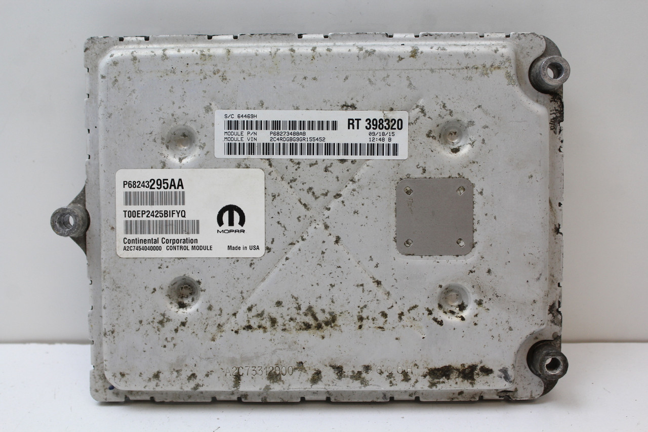 16-20 Dodge Caravan 68243295AA Computer Brain Engine Control ECU ECM EBX Module
