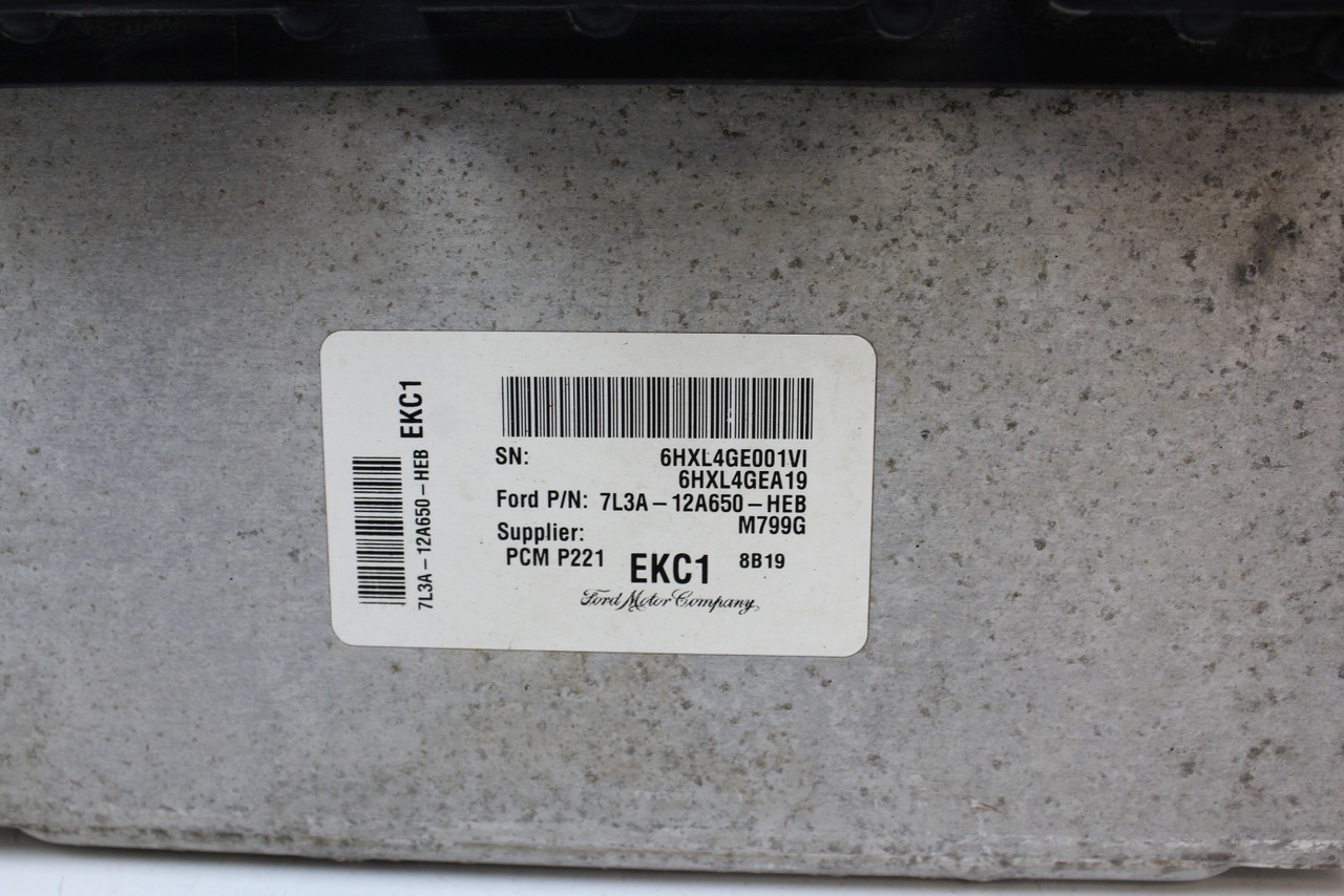 07 08 F-150 4x4 7L3A-12A650-HEB Computer Brain Engine Control ECU ECM EBX Module