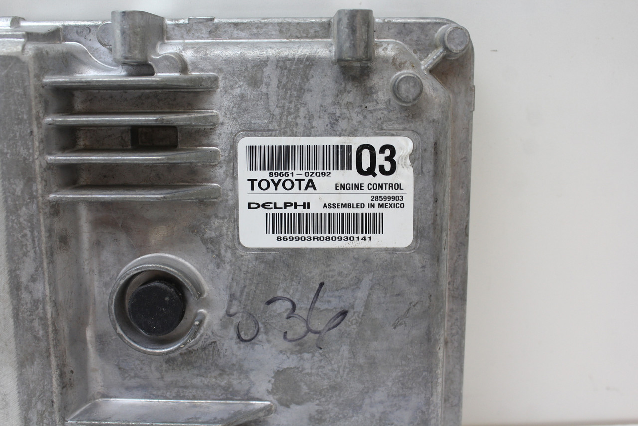 17 18 19 Corolla 89661-0ZQ92 Computer Brain Engine Control ECU ECM EBX Module
