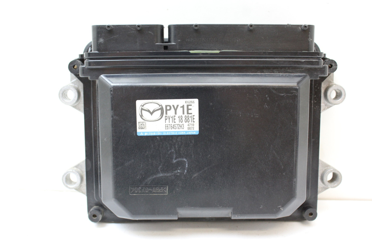 14 15 Mazda 6 PY1E 18881 E Computer Brain Engine Control ECU ECM EBX Module