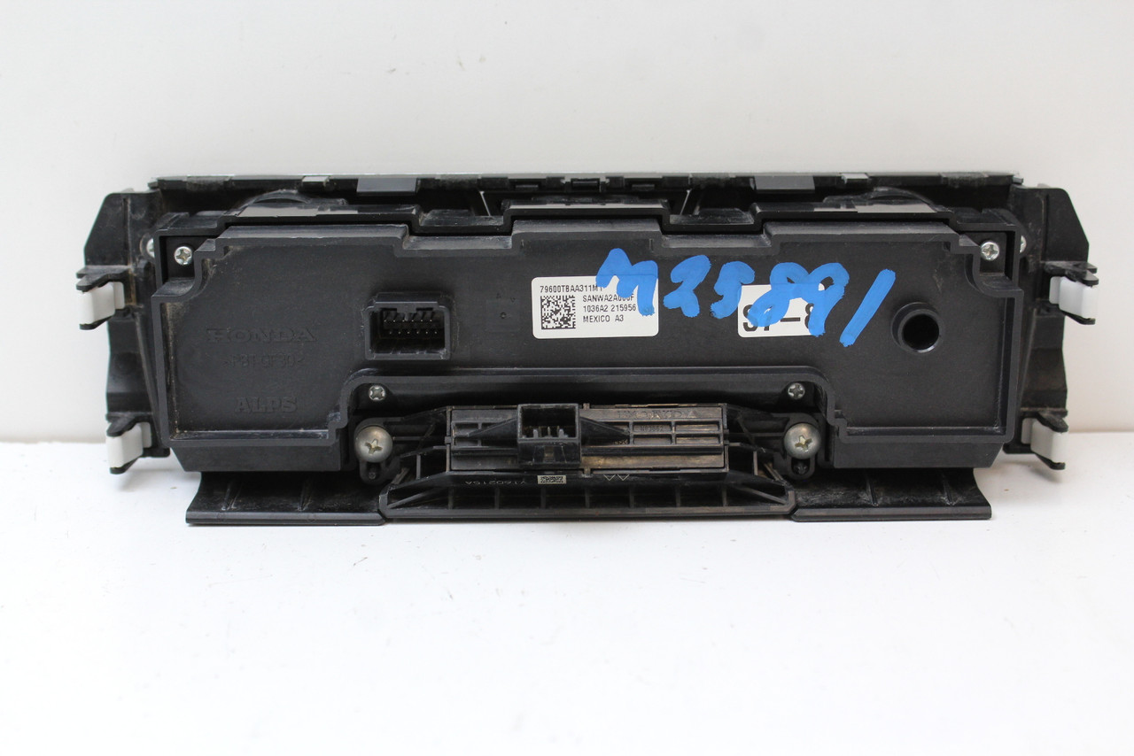 16-20 Honda Civic 79600-TBA-A31 Climate Control Panel Temperature A/C Heater 16-20 Honda Civic 79600-TBA-A31 Climate Control Panel Temperature A/C Heater