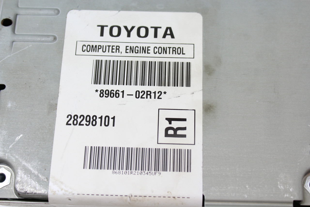 07 08 Toyota Matrix 89661-02R12 Computer Brain Engine Control ECU ECM EBX Module