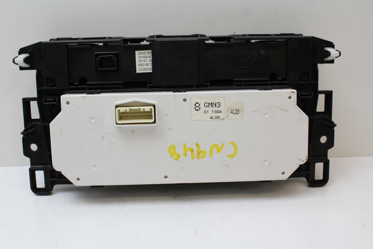 2016 16 Mazda 6 Sport GMN361190A Climate Control Panel Temperature