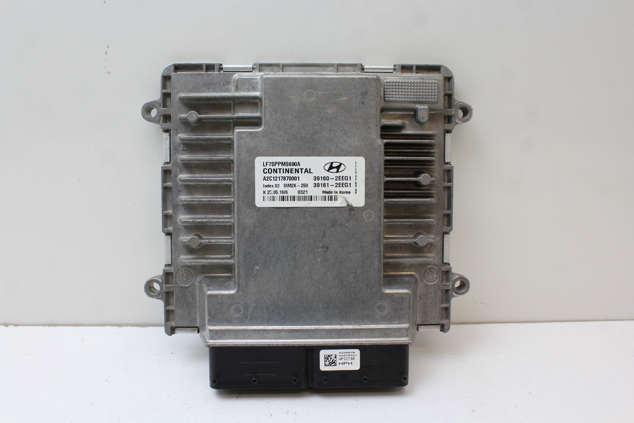 16 17 Hyundai Sonata 39161-2EEG1 Computer Engine Control ECU ECM EBX Module