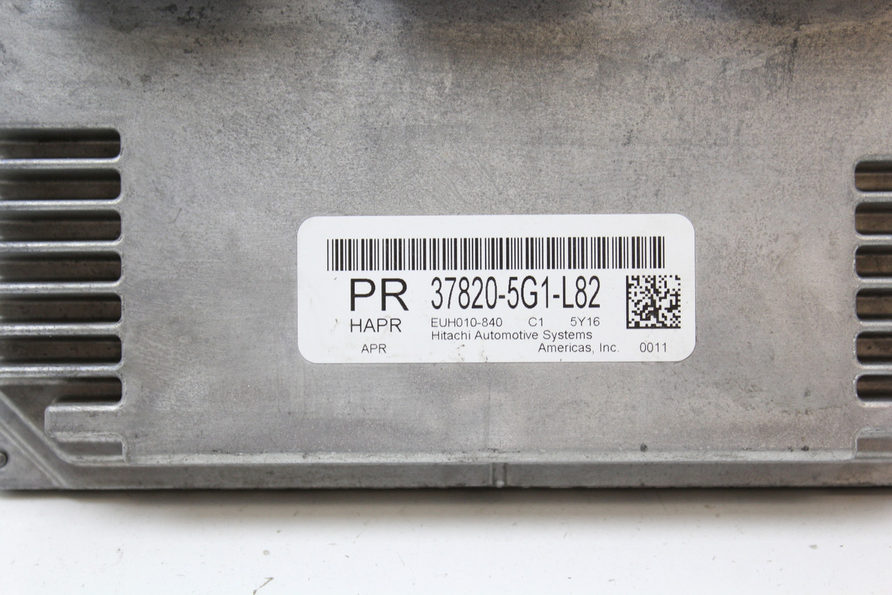 16-17 Honda Accord 3.5L 37820-5G1-L82 Computer Engine Control ECU ECM EBX Module