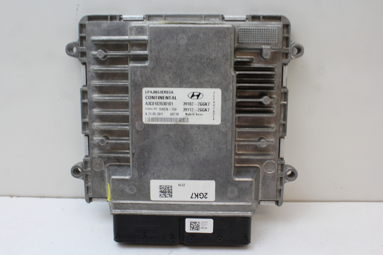 18 19 Sonata 39112-2GGK7 Computer Brain Engine Control ECU ECM EBX Module
