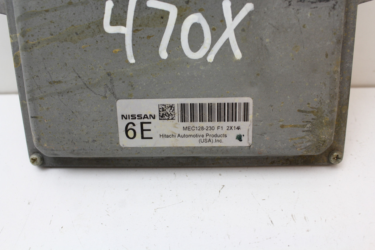 13 Pathfinder 4x4 MEC128-230 F1 Computer Brain Engine Control ECU ECM EBX Module
