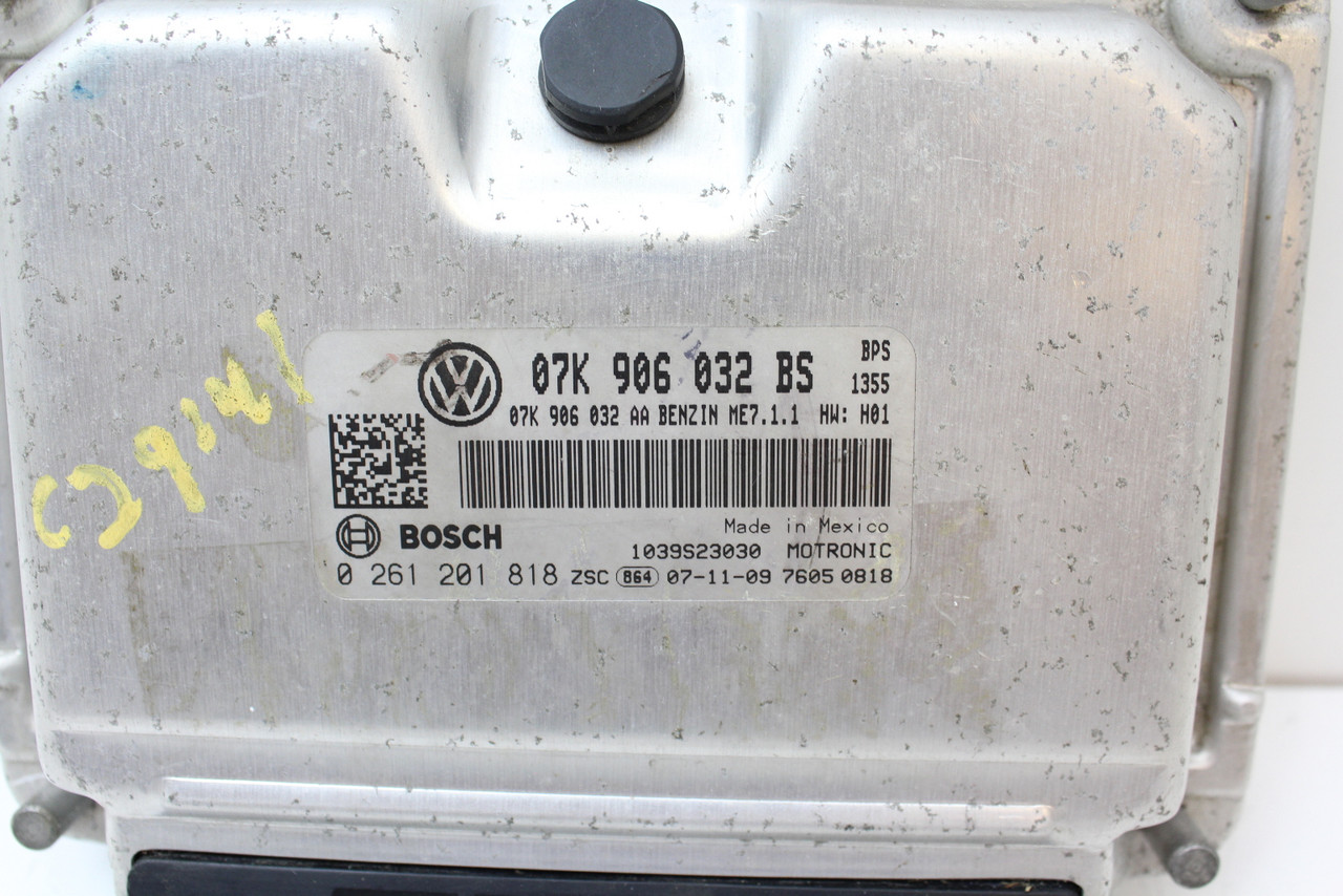 08 2008 Beetle 07K 906 032 BS Computer Brain Engine Control ECU ECM EBX Module