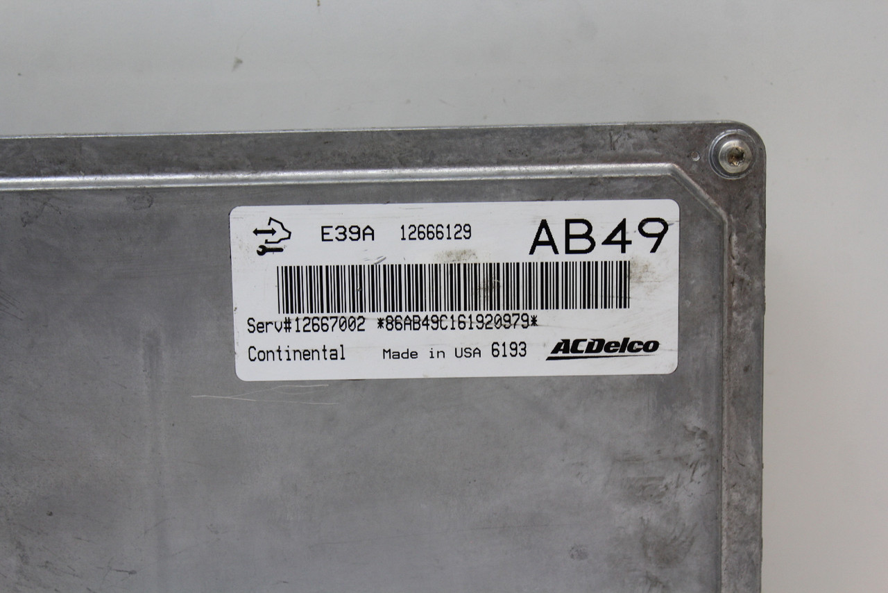 17 2017 Buick Regal 12667002 Computer Brain Engine Control ECU ECM EBX Module