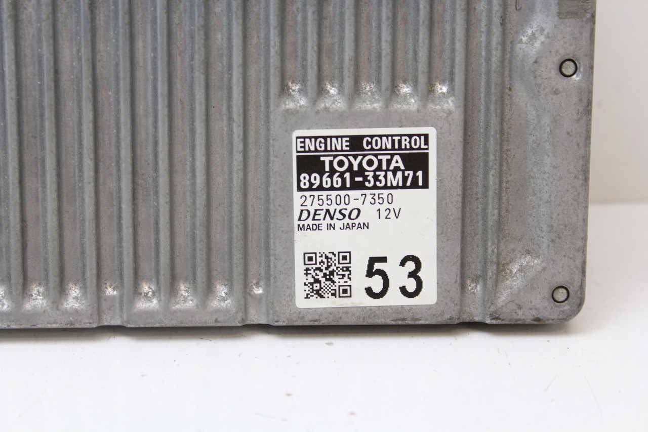 13 14 Lexus ES350 89661-33M71 Computer Brain Engine Control ECU ECM EBX Module