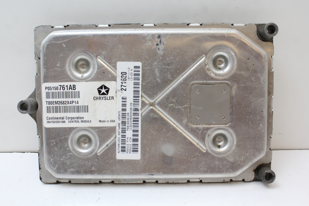 13 2013 Avenger P68164361AB Computer Brain Engine Control ECU ECM EBX Module