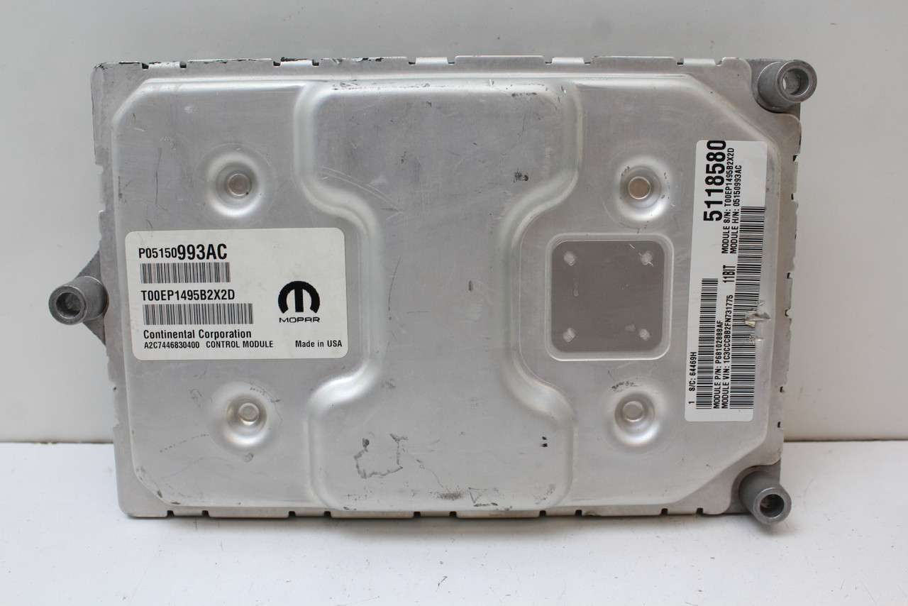 15 2015 Chrysler 200 P68102888AF Computer Engine Control ECU ECM EBX Module