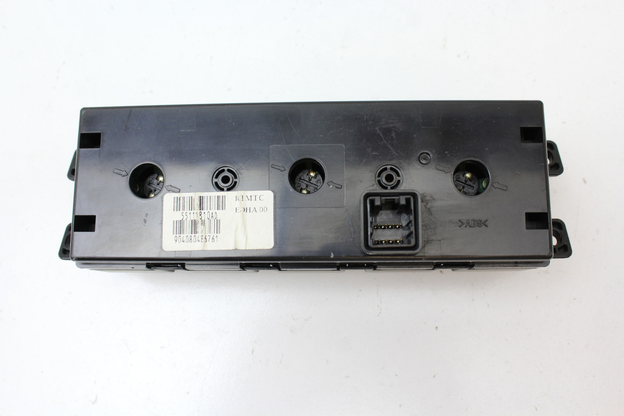 08-10 Chrysler Town Country Rear 55111810AD Climate Control Panel Temperature