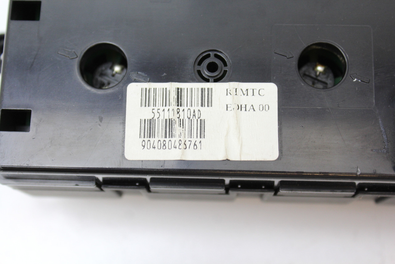 08-10 Chrysler Town Country Rear 55111810AD Climate Control Panel Temperature