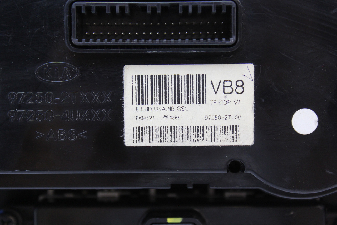 11-13 Kia Optima 97250-2T100 Climate Control Panel Temperature Unit A/C Heater