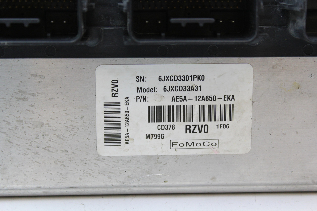 11 12 Lincoln MKZ AE5A-12A650-EKA Computer Brain Engine Control ECU ECM Module
