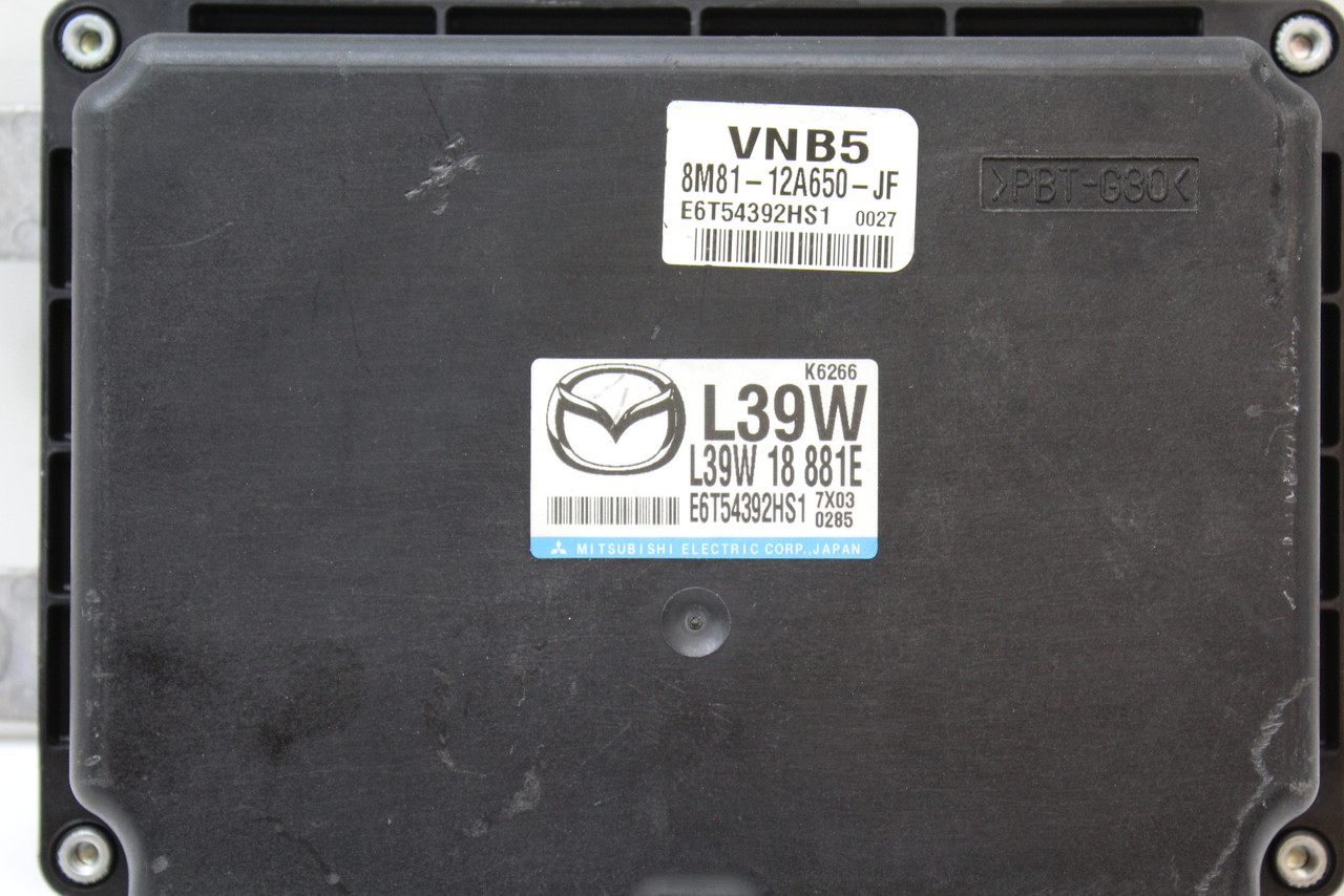 08 2008 Mazda 6 L39W 18 881E Computer Brain Engine Control ECU ECM EBX Module
