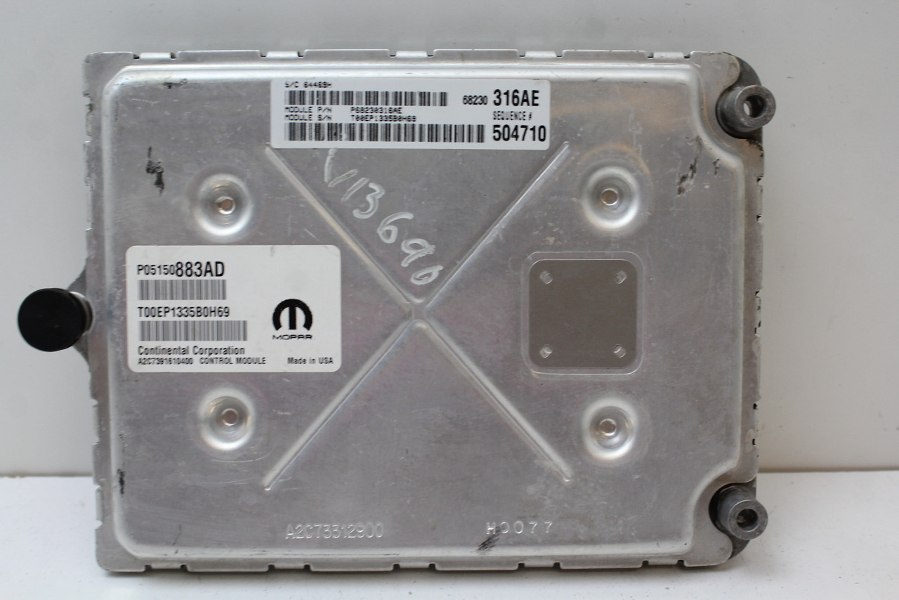 15 2015 Charger P68230316AE Computer Brain Engine Control ECU ECM EBX Module