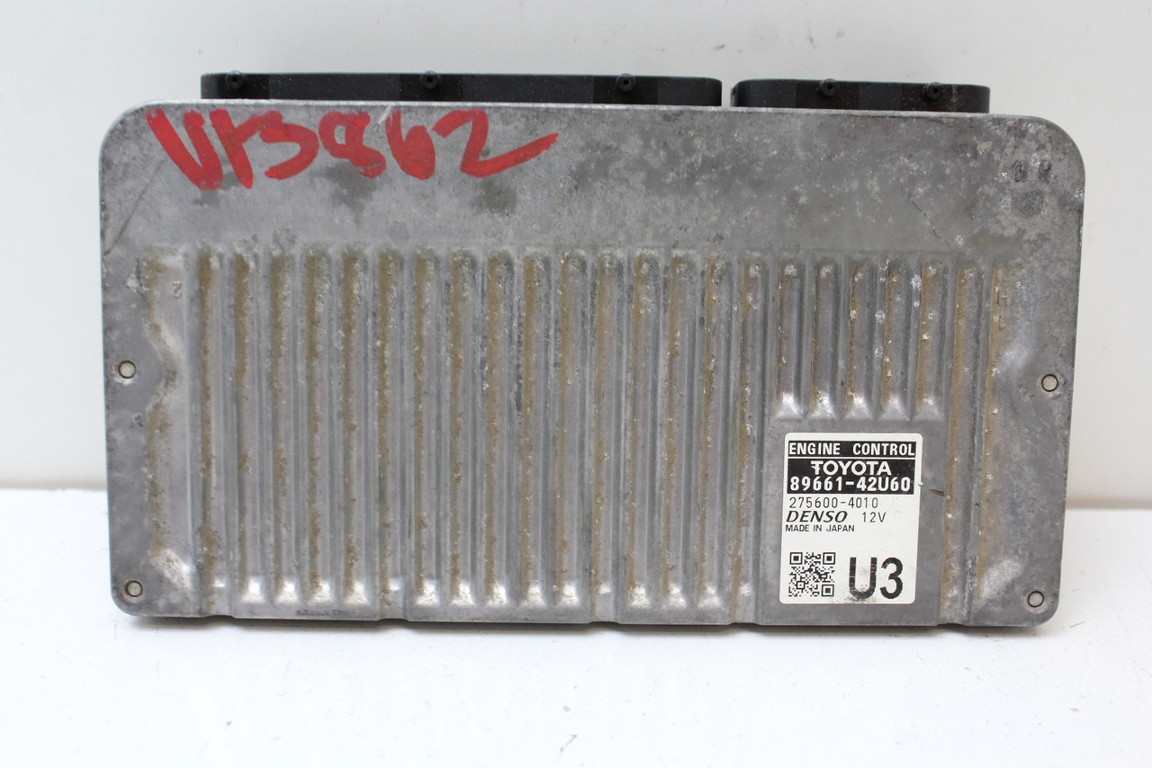 15 2015 Toyota Rav4 89661-42U60 Computer Brain Engine Control ECU ECM EBX Module