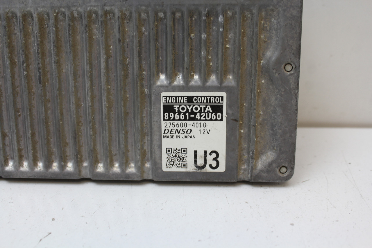 15 2015 Toyota Rav4 89661-42U60 Computer Brain Engine Control ECU ECM EBX Module