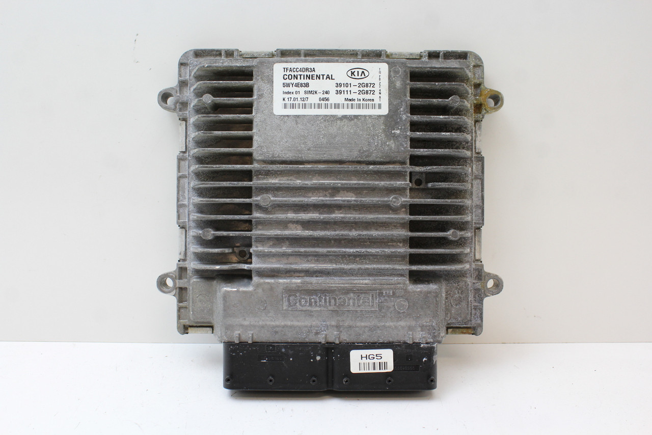 11-13 Kia Optima 39111-2G872 Computer Brain Engine Control ECU ECM EBX Module 11-13 Kia Optima 39111-2G872 Computer Brain Engine Control ECU ECM EBX Module