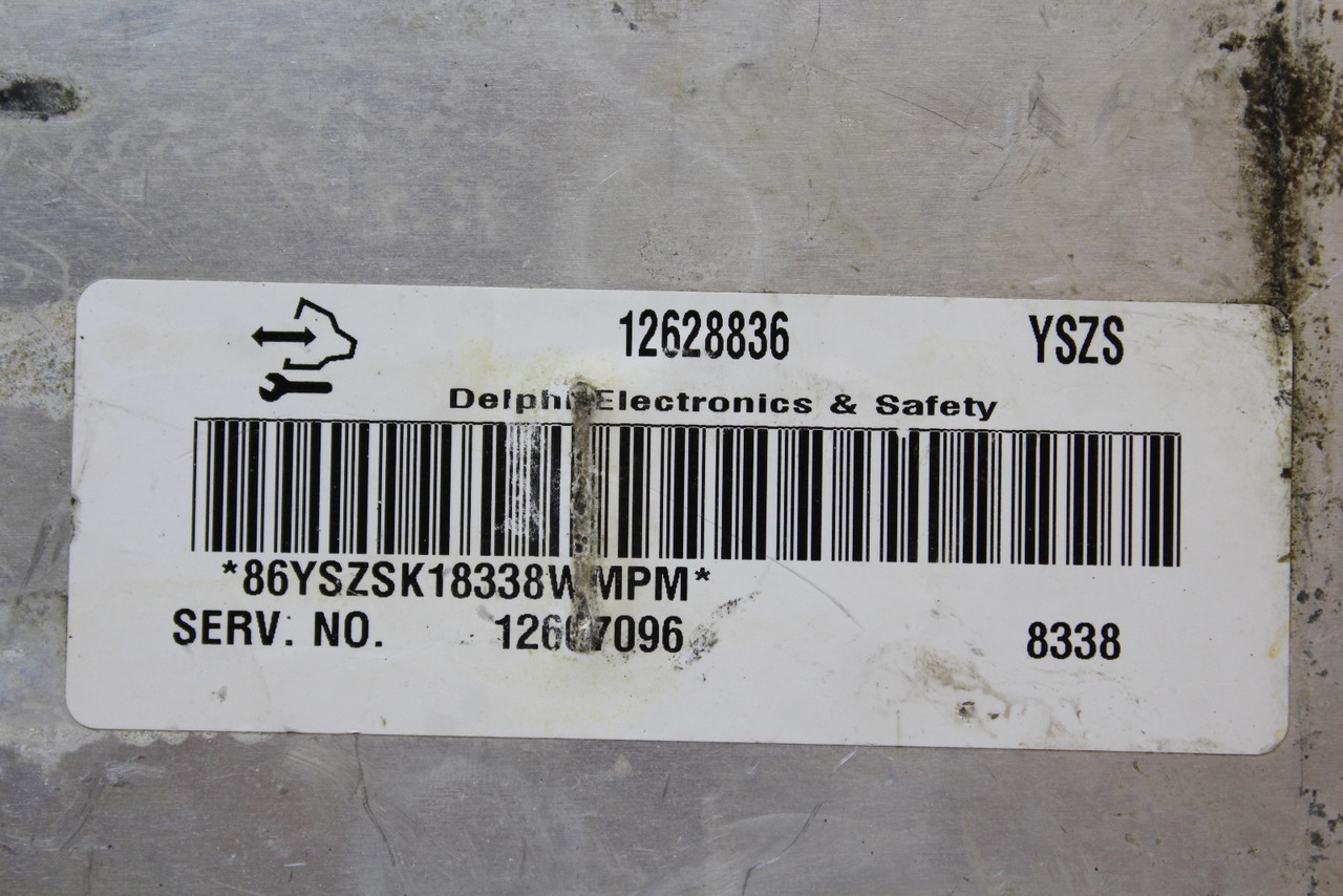 06-10 Chevrolet Malibu 12607096 Computer Brain Engine Control ECU ECM EBX Module
