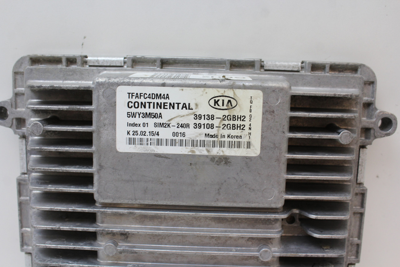 15 2015 Optima 39108-2GBH2 Computer Brain Engine Control ECU ECM EBX Module