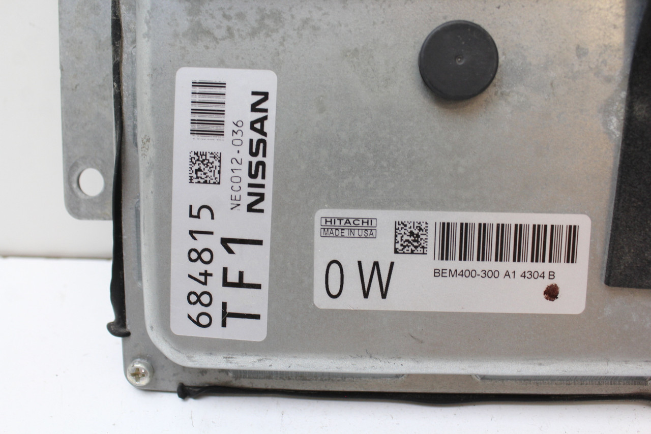 13-14 Altima BEM400-300 A1 Computer Brain Engine Control ECU ECM EBX Module