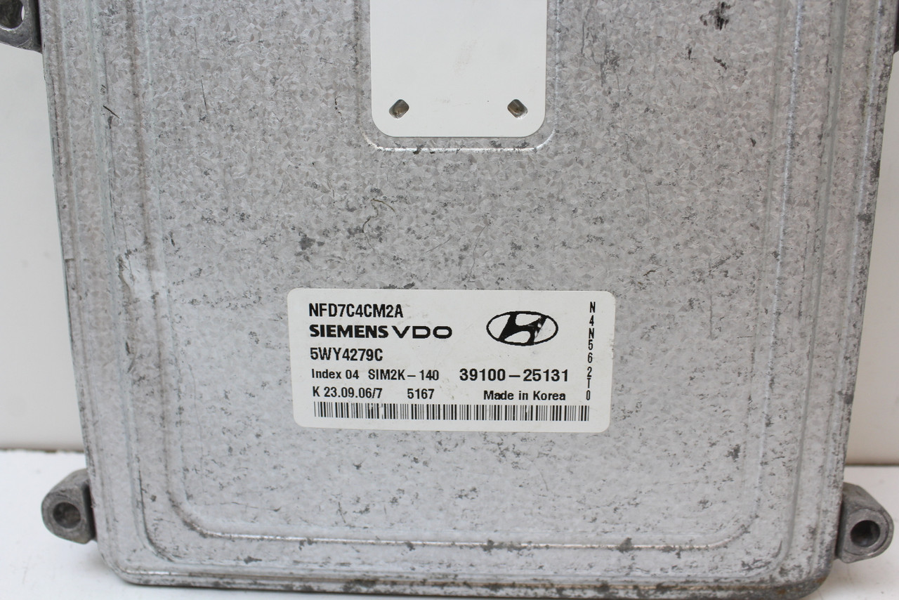 06-08 Sonata 39100-25131 Computer Brain Engine Control ECU ECM EBX Module