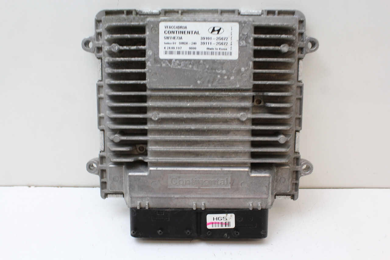 11-14 Sonata 39111-2G672 Computer Brain Engine Control ECU ECM EBX Module