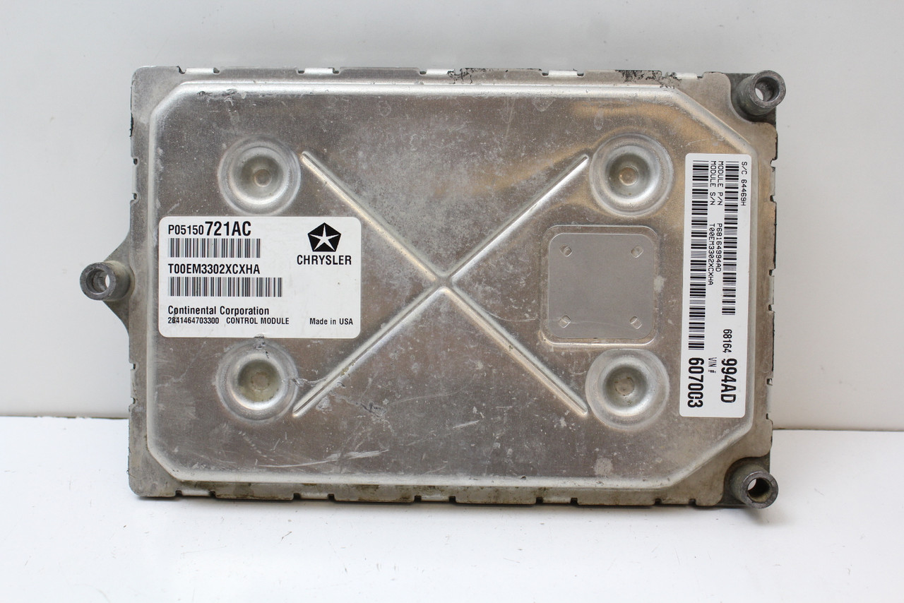 13 2013 Dodge Journey 05150721AC Computer Brain Engine Control ECU ECM Module 13 2013 Dodge Journey 05150721AC Computer Brain Engine Control ECU ECM Module