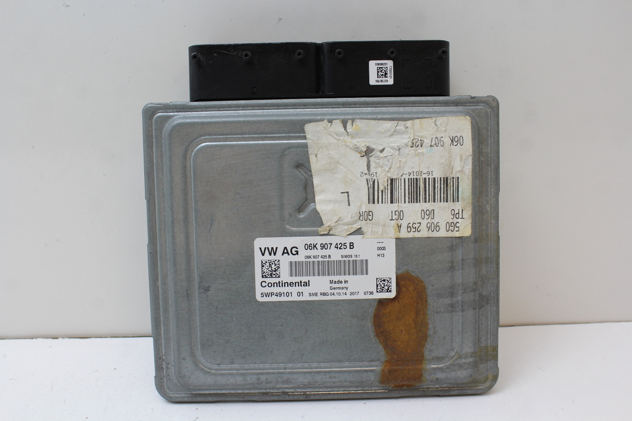 2015 15 Audi A3 06K 907 425 B Computer Brain Engine Control ECU ECM EBX Module