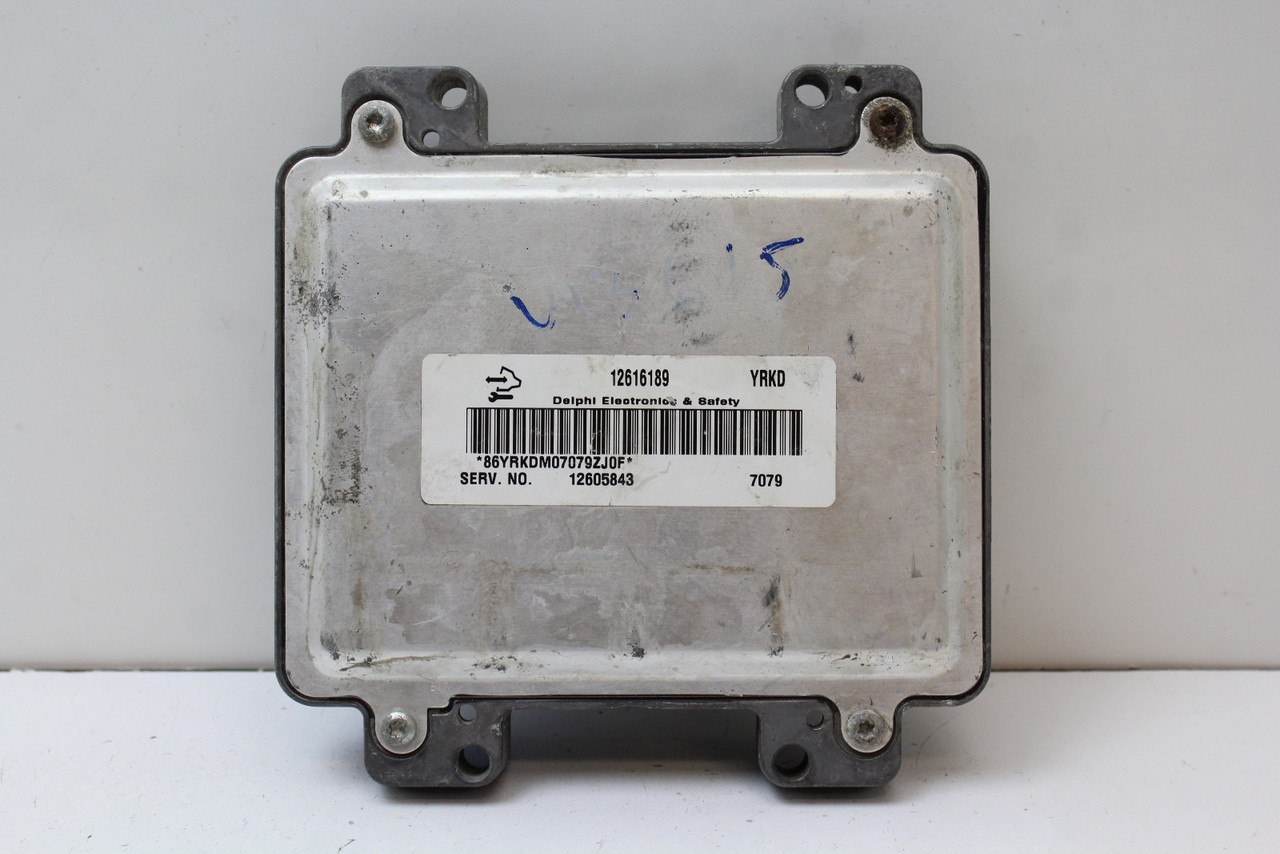 08 2008 Pontiac Grand Prix 12605843 Computer Brain Engine Control ECU ECM Module