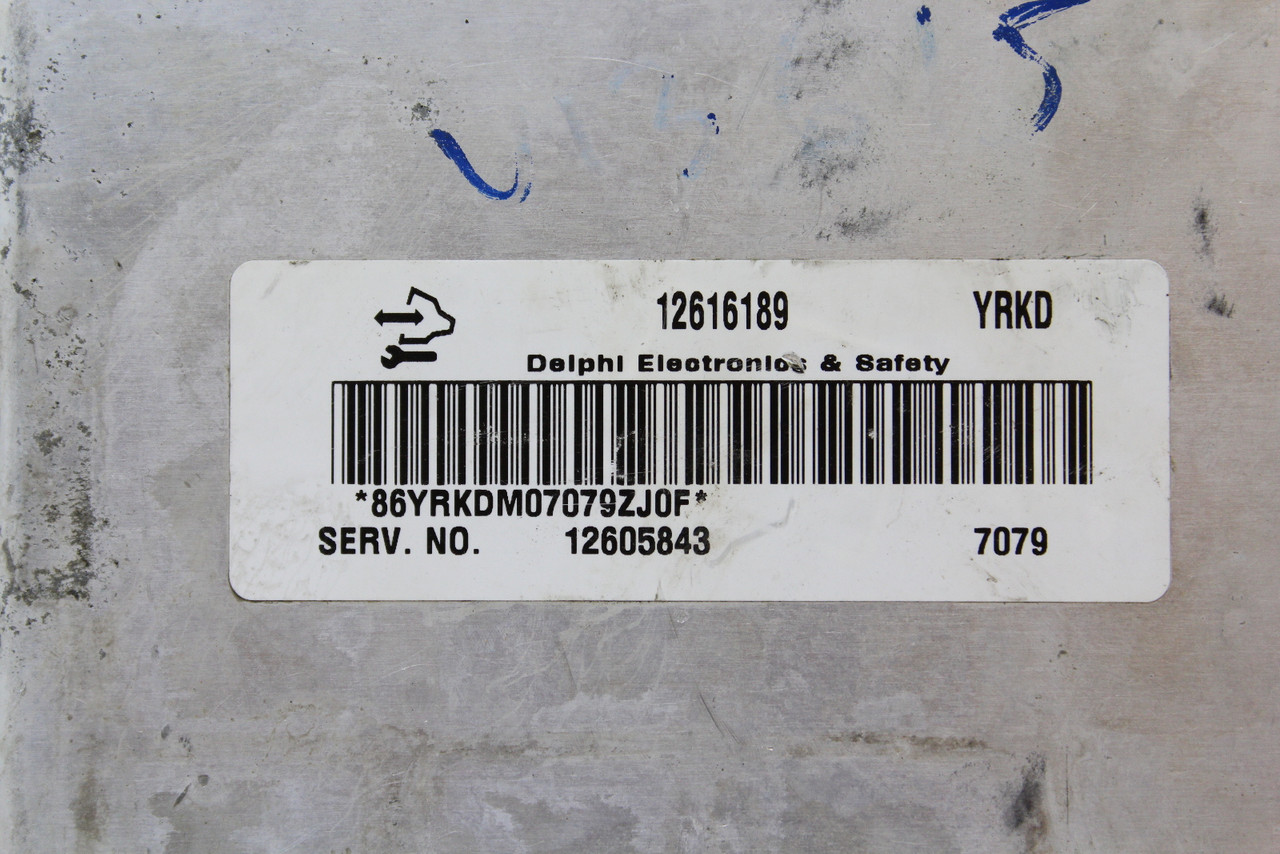 08 2008 Pontiac Grand Prix 12605843 Computer Brain Engine Control ECU ECM Module