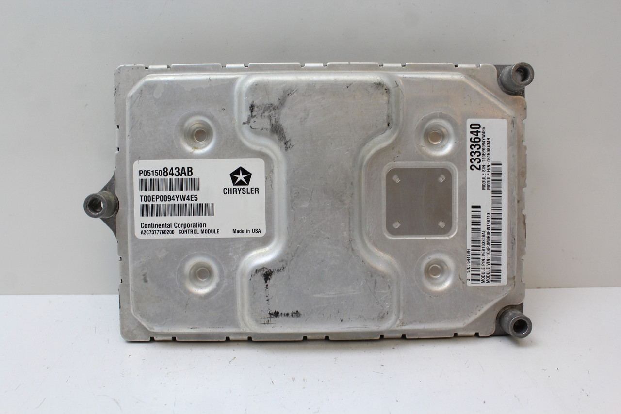 14 2014 Jeep Cherokee 05150843AB Computer Engine Control ECU ECM EBX Module 14 2014 Jeep Cherokee 05150843AB Computer Engine Control ECU ECM EBX Module