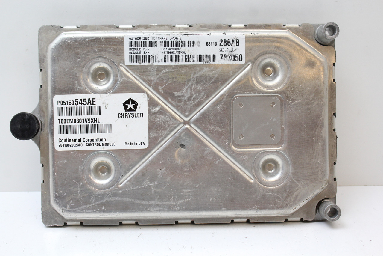 2011 11 Chrysler 300 05150545AE Computer Brain Engine Control ECU ECM EBX Module