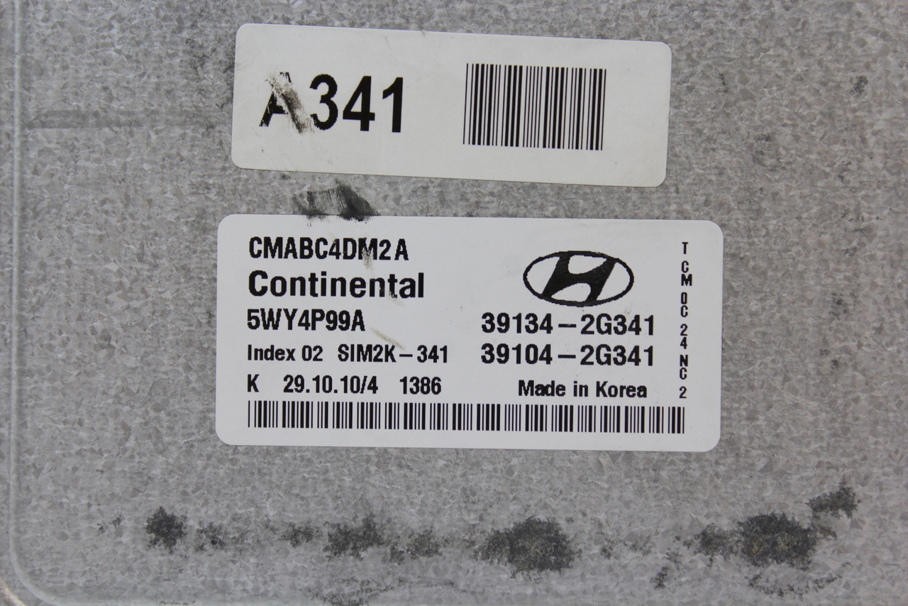 10-12 Hyundai Santa Fe 39104-2G341 Computer Brain Engine Control ECU ECM Module