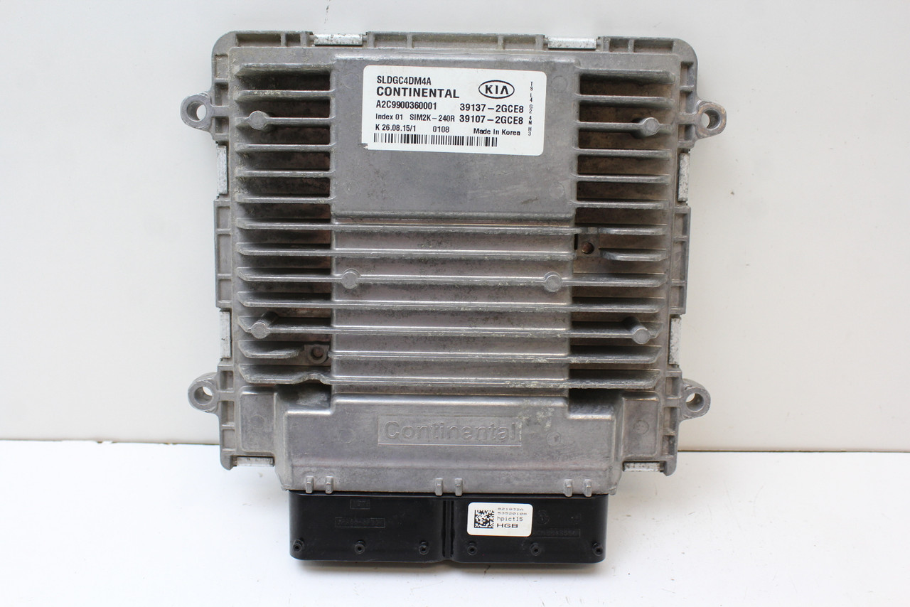 14-16 Sportage 39107-2GCE8 Computer Brain Engine Control ECU ECM EBX Module